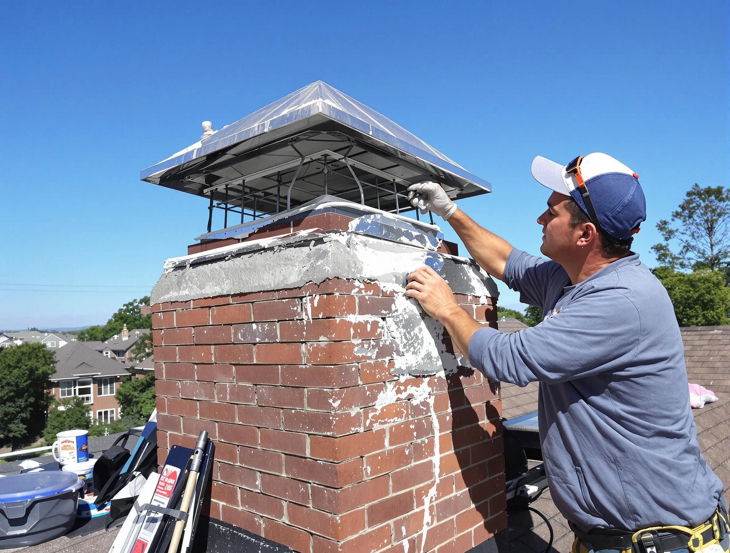 Chimney Crown Services service in North Decatur, GA