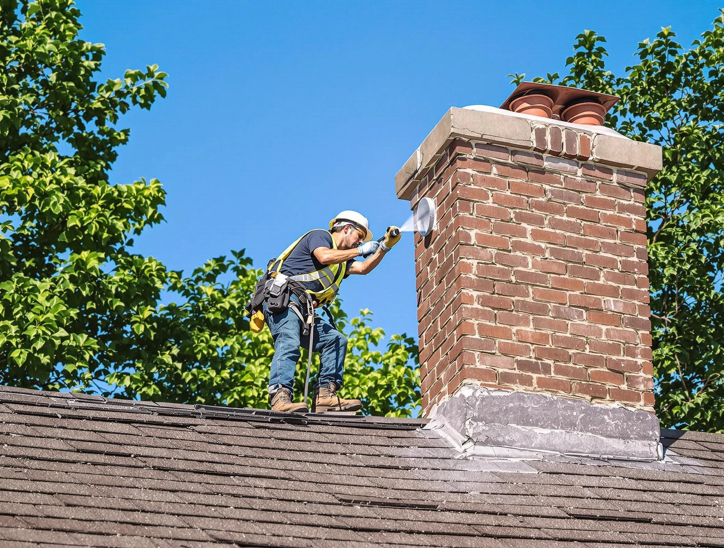 North Decatur Chimney Sweep performing an inspection with advanced tools in North Decatur, GA
