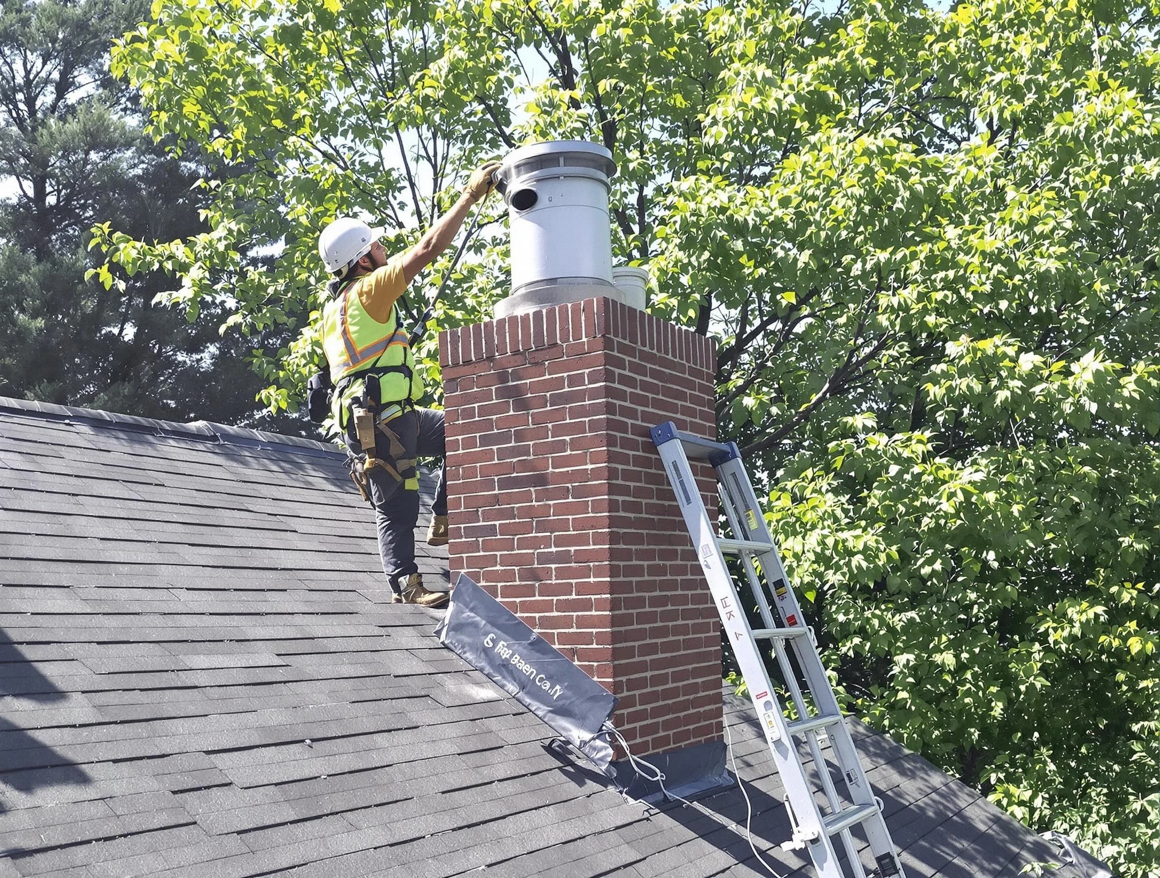 Chimney liner inspection by North Decatur Chimney Sweep in North Decatur, GA