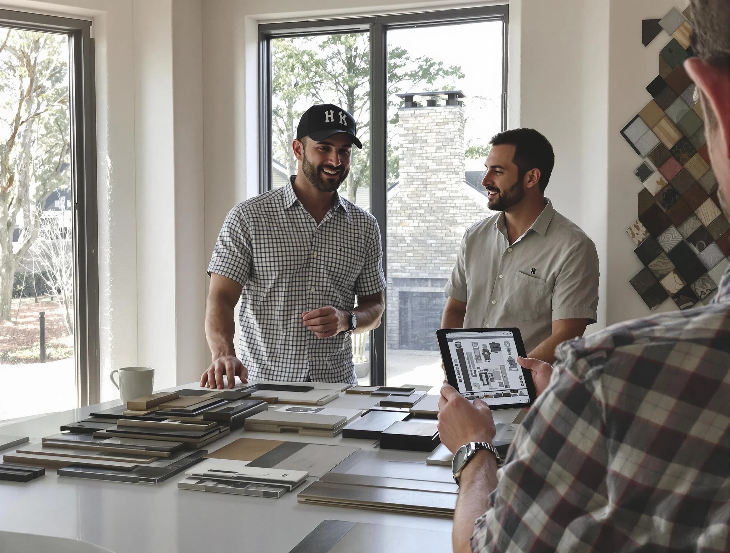 North Decatur Chimney Sweep remodeling a chimney and fireplace in North Decatur, GA
