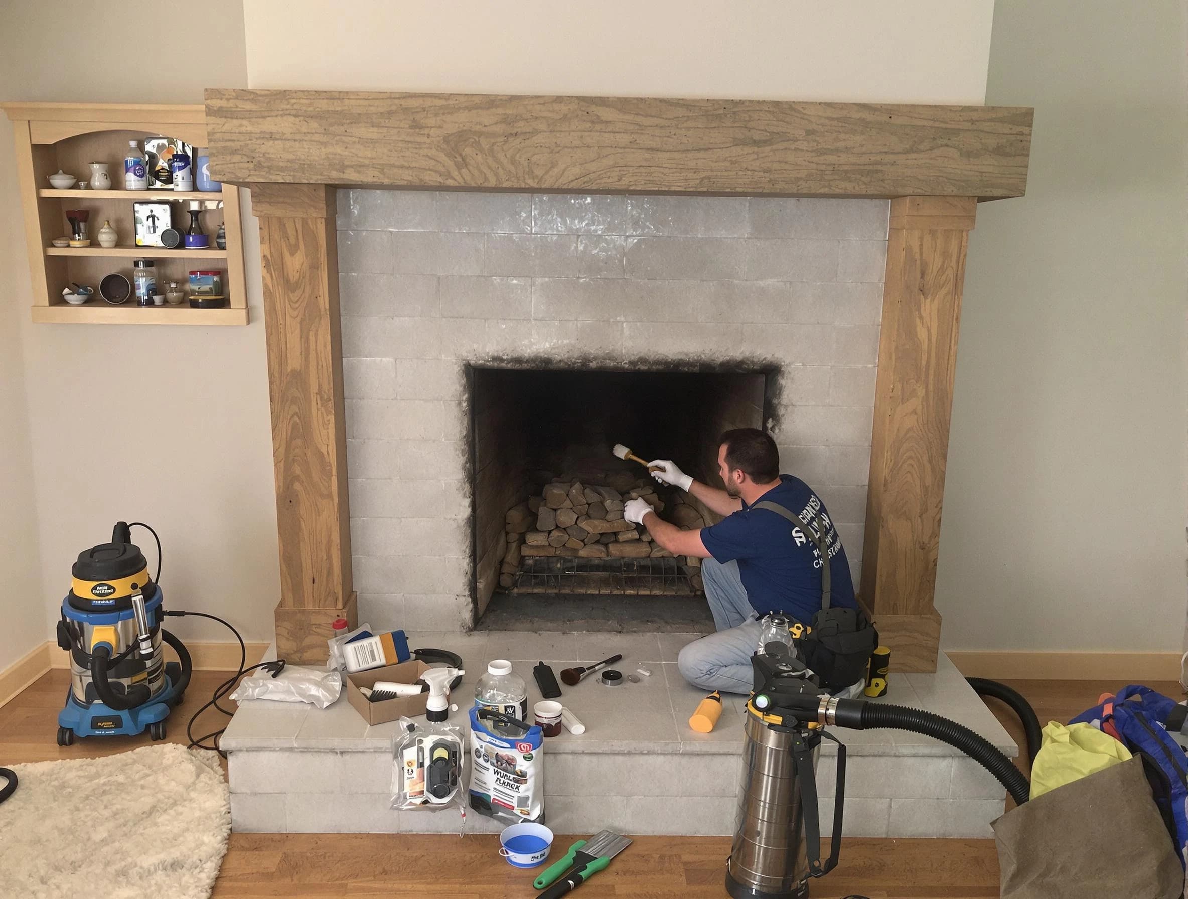 Detailed creosote removal process by North Decatur Chimney Sweep in North Decatur, GA
