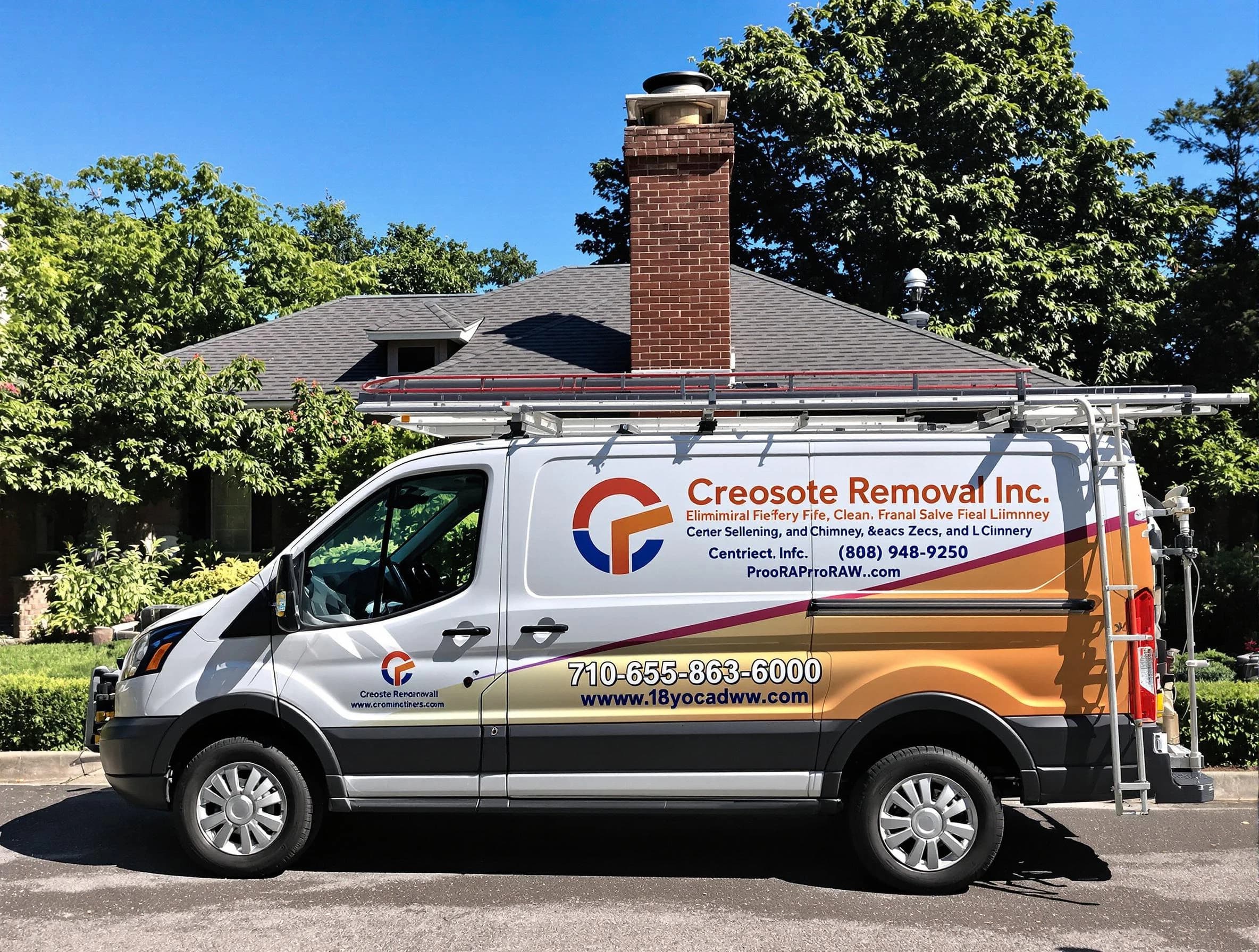 North Decatur Chimney Sweep technician removing creosote safely in North Decatur, GA