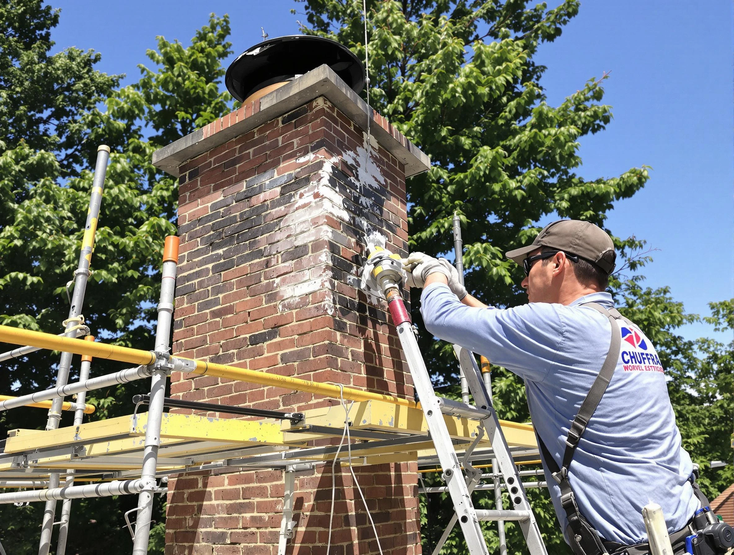 Structural chimney repair by North Decatur Chimney Sweep in North Decatur, GA