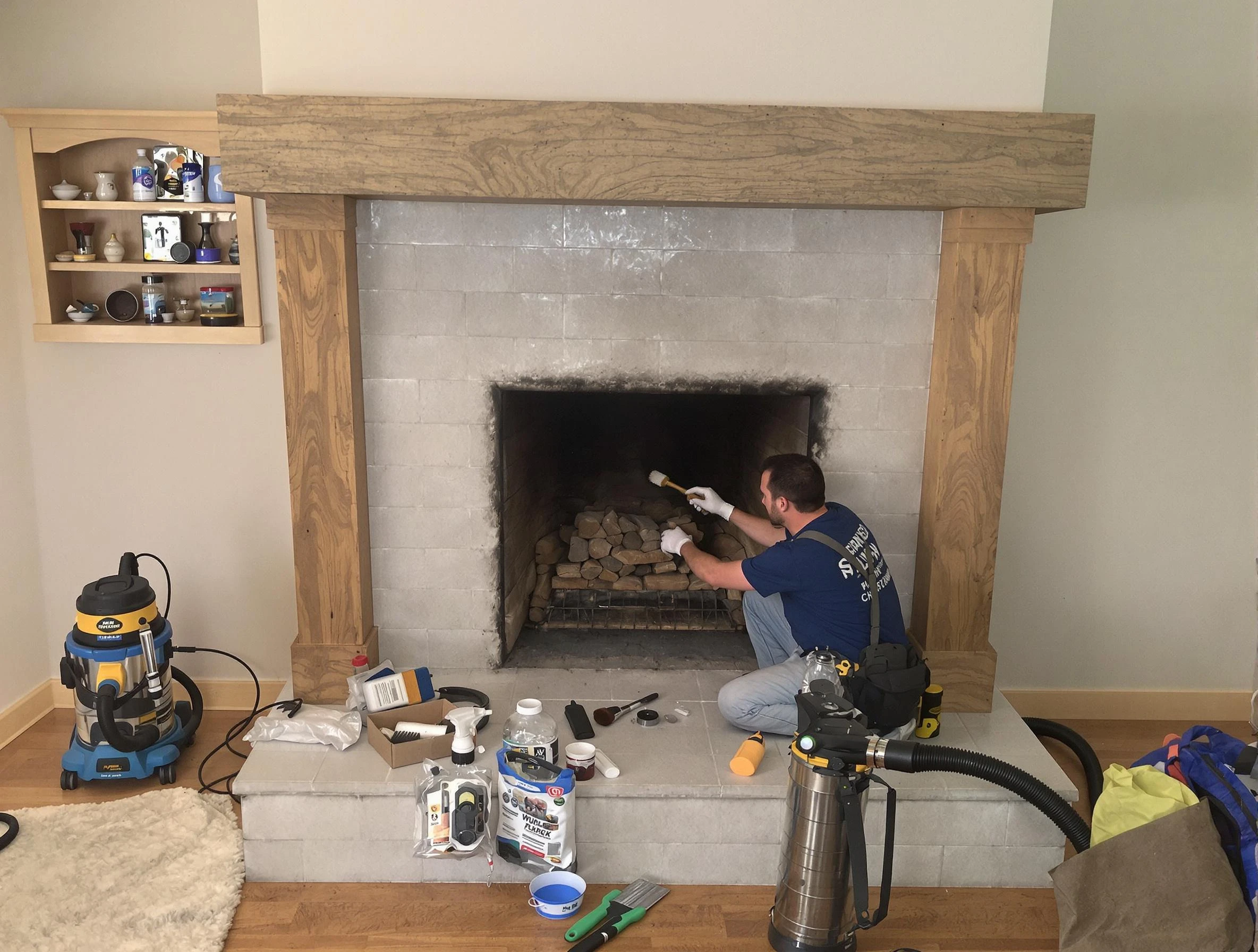 Detailed creosote removal process by North Decatur Chimney Sweep in North Decatur, GA